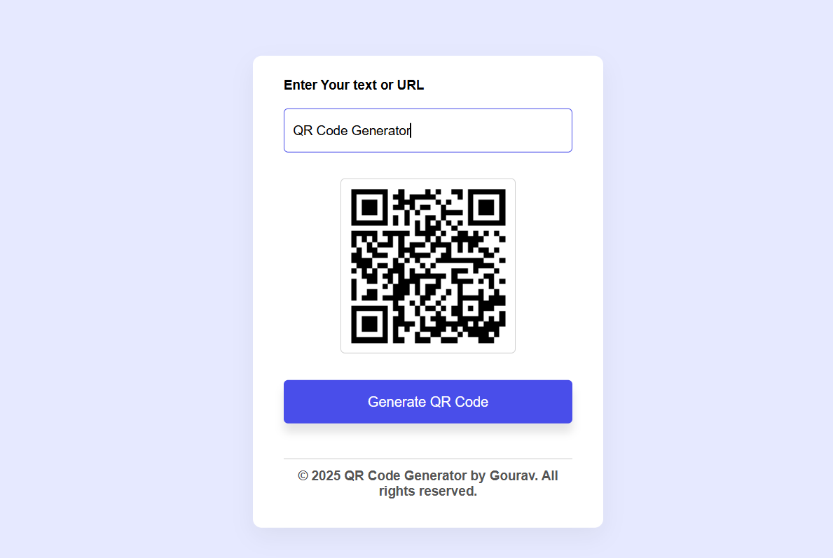 QR Code Generator